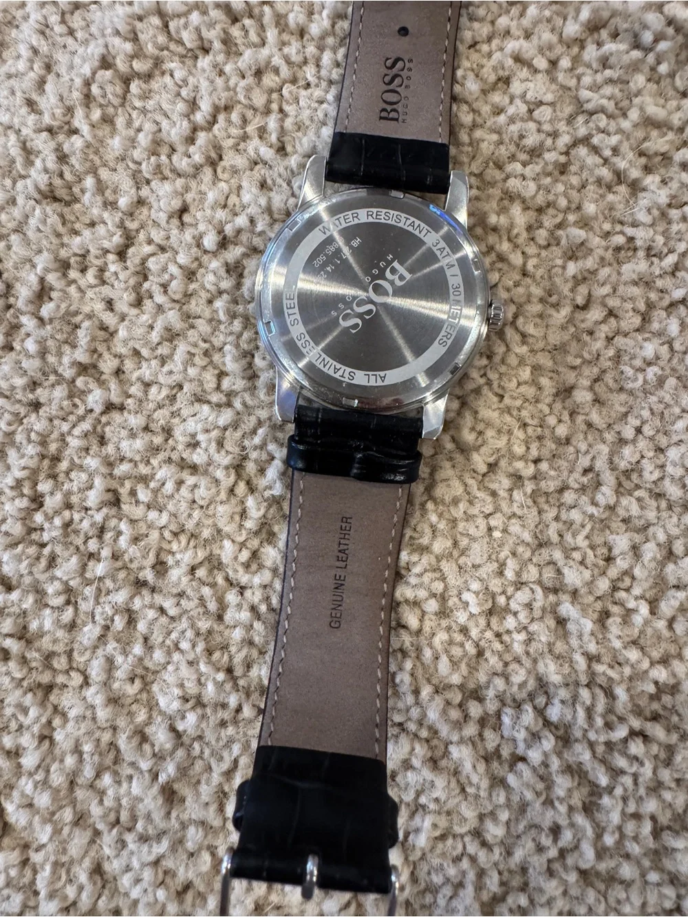 Black classic Boss watch